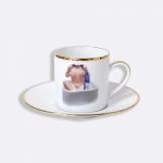 JEFF KOONS - BANALITY SERIES Set of 6 coffee cups 8 cl & saucers