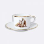 JEFF KOONS - BANALITY SERIES Set of 6 tea cups 15 cl & saucers