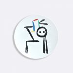 JOAN MIRO - A TOUTE EPREUVE Set of 6 salad plates 21 cm