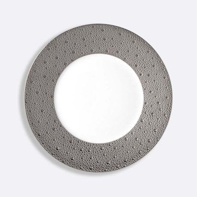 ECUME PLATINE Dinner plate 26 cm