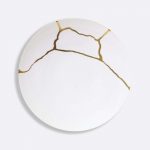 KINTSUGI SARKIS Set of 12 dinner plates
