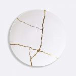 KINTSUGI SARKIS Set of 12 dinner plates