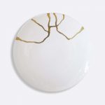 KINTSUGI SARKIS Set of 12 dinner plates