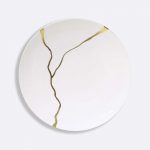 KINTSUGI SARKIS Set of 12 dinner plates
