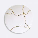 KINTSUGI SARKIS Set of 12 dinner plates