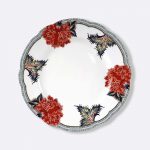 BRAQUENIÉ Set of 4 assorted dinner plates 26 cm