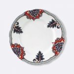BRAQUENIÉ Set of 4 assorted dinner plates 26 cm