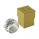 BABYLONE Silver Plated Napkin Ring