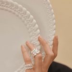 BABYLONE Porcelain Dessert Plate