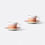 TERRA ROSA Set of 2 Espresso cups and saucers gift box 6 cl