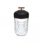 FOLIA Black Wood Portable Lamp