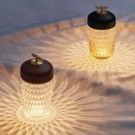 FOLIA Black Wood Portable Lamp