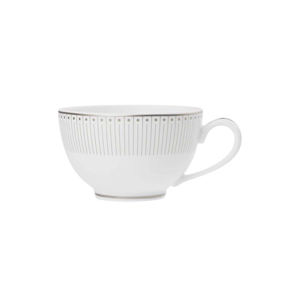 MALMAISON IMP RIALE PLATINUM Set of 2 Tea Cup and Saucers