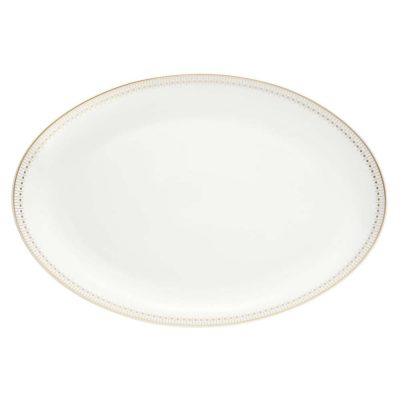 MALMAISON IMPÉRIALE GOLD Οβάλ Πιατέλα 38 εκ.