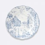TOUT PARIS Set of 6 assorted dinner plates 26 cm