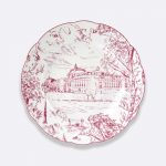 TOUT PARIS Set of 6 assorted dinner plates 26 cm
