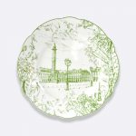 TOUT PARIS Set of 6 assorted dinner plates 26 cm