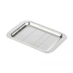 GRAPHIK Silver-plated Rectangular Tray - 10 x 15 cm