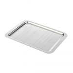 GRAPHIK Silver-plated Rectangular Tray - 21 x 30 cm