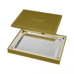 GRAPHIK Silver-plated Rectangular Tray - 21 x 30 cm