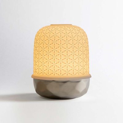 LED LAMPION Badiane Silver