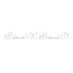 MOOD SKYLINE NEW YORK 6-Piece Silver-Plated Espresso Spoon Set