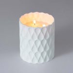 LEGENDE Jar 17.5 cm + candle home fragrance "Rose Pure" 1800 gr