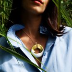 ALBA Pendant Λευκό & Χρυσό