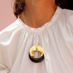 ALBA Pendant Μαύρο & Χρυσό