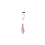 TALISMAN Silver-Plated Baby Spoon & Fork Set - Rose Quartz