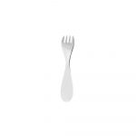 TALISMAN Silver-Plated Baby Spoon & Fork Set - Rose Quartz