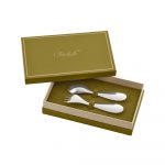 TALISMAN Silver-Plated Baby Spoon & Fork Set - Ice Blue