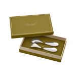 TALISMAN Silver-plated Flatware set for baby (2 pieces) - Ivory