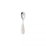 TALISMAN Silver-plated Flatware set for baby (2 pieces) - Ivory