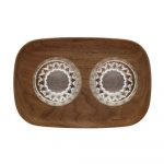 FOLIA Set of 2 Lungo Tumblers & Tray