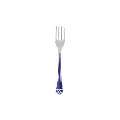 TALISMAN Silver-plated Fish Fork - Marbled Blue