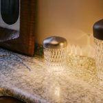FOLIA MINI PORTABLE LAMP SILVER FINISH