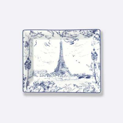 TOUT PARIS BLEU NUIT x LA TOUR EIFFEL Valet tray 20 x16 cm