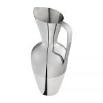 AFFINITES Water Pitcher Silver Base and Steel