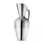 AFFINITES Water Pitcher Silver Base and Steel
