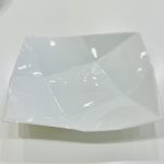 FUSION BLANC - BERNARDAUD Set of 12 Square Plates 17x17 cm