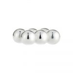 PERLES Set of 2 Silver Plated Place Card Holders