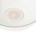 MALMAISON IMPERIALE PLATINUM Set of 2 Porcelain Chinese Cups Platinum Finish