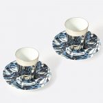 NUIT DES ESPRITS - MEHDI QOTBI Set of 2 espresso cups and saucers 7 cl
