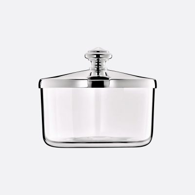 ALBI Silver-Plated Lidded Cheese/Condiment Dish