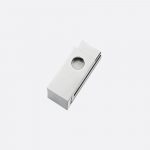 PERSPECTIVES Large Chrome Aluminium Candle Holder N°1