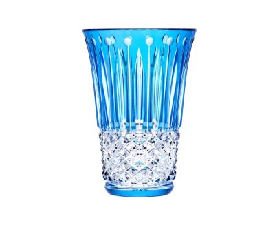 TOMMY Tommyssimo Κρυστάλλινο Βάζο - Γαλάζιο