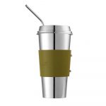 OBJETS MIROIR Stainless Steel Coffee Cup Imperial Green