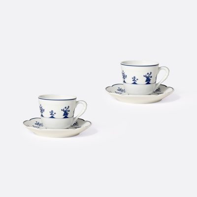 CHATEAUBRIAND COULEUR Moka cup and saucer gift box 6 cl (set of 2)