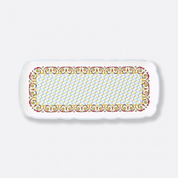 TRIANON Rectangular cake platter 38 cm